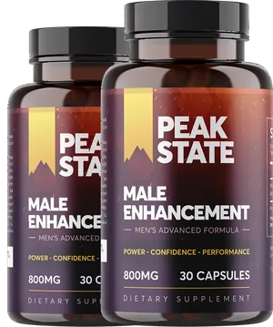 Peak State Male Enhancement Capsules, 2 bonus bottles
